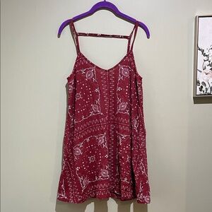 🌸Madewell Red Paisley Dress